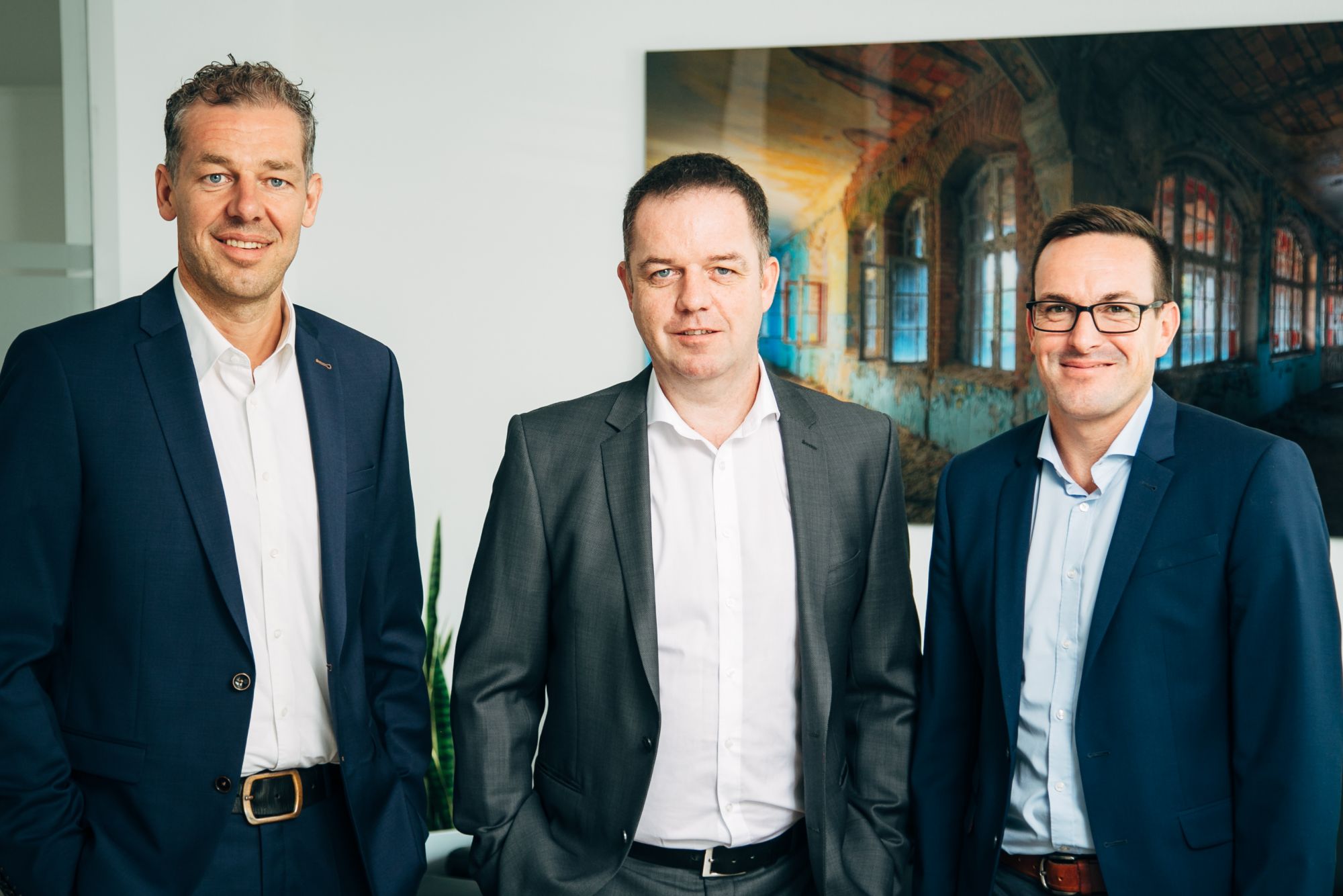 Geschäftsführende Gesellschafter Christian Hartl, Mirko Steger und Markus von der Gönna